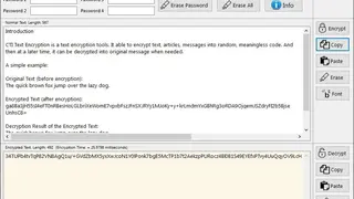 CTI Text Encryption screenshot