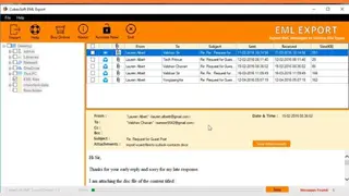 CubexSoft MBOX Export screenshot