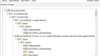 CubexSoft SmarterMail Export screenshot