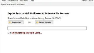 CubexSoft SmarterMail Export screenshot