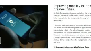 Cubic Transportation Systems screenshot