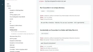 CucumberStudio screenshot