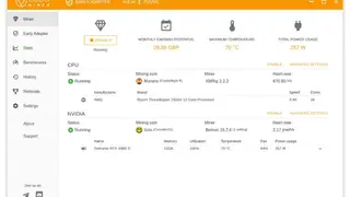 Cudo Miner screenshot