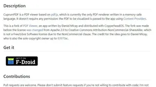 CuprumPDF screenshot