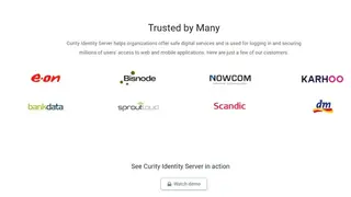 Curity screenshot