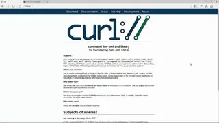 cURL screenshot