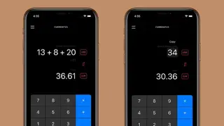 Currentus currency converter screenshot