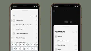 Currentus currency converter screenshot