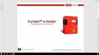 Curtain e-locker screenshot