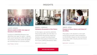 Cushman & Wakefield screenshot