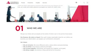 Cushman & Wakefield screenshot