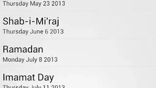 Custom Islamic Calendar screenshot