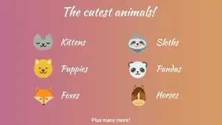 Cute Animal Tab screenshot