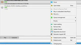 CuteTorrent screenshot