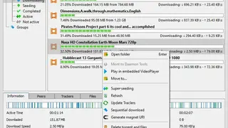 CuteTorrent screenshot