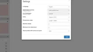 CutList Optimizer screenshot