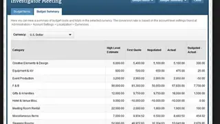 Cvent screenshot