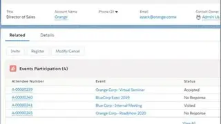 Cvent Event Management screenshot