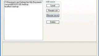 Cwrsync screenshot