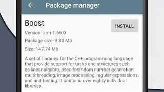 Cxxdroid screenshot