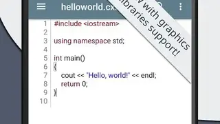 Cxxdroid screenshot