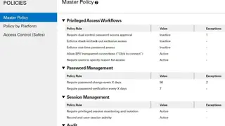 CyberArk PAM screenshot