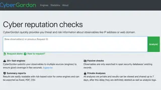 CyberGordon screenshot