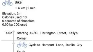 Cycle Journey Planner screenshot