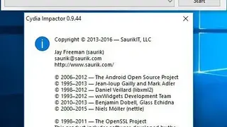 Cydia Impactor screenshot
