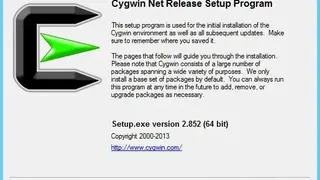 Cygwin screenshot