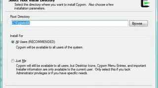 Cygwin screenshot