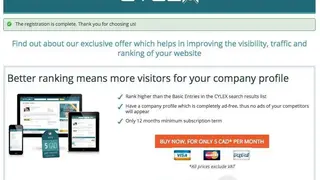 Cylex screenshot