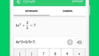 Cymath screenshot