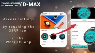 D-Max Watch Face & Clock Widget screenshot