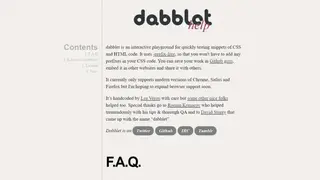 Dabblet screenshot