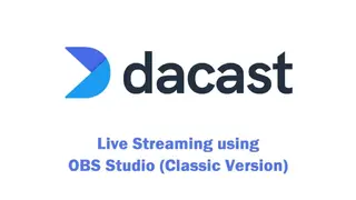 Dacast screenshot