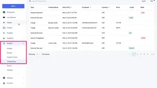 Dacast screenshot