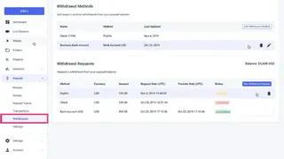 Dacast screenshot