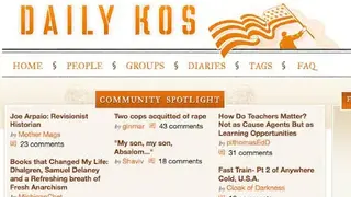 Dailykos screenshot