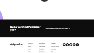 Dailymotion API screenshot