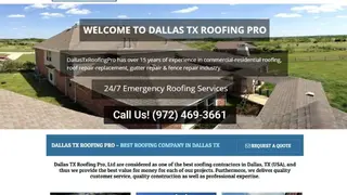 Dallas TX Roofing Pro screenshot