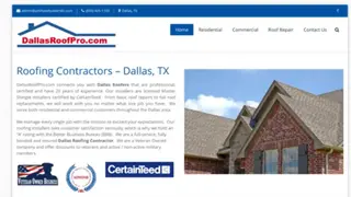 Dallas TX Roofing Pro screenshot