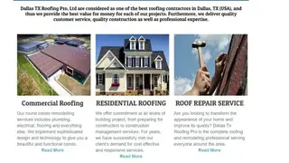 Dallas TX Roofing Pro screenshot