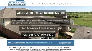 Dallas TX Roofing Pro screenshot