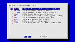 DansGuardian screenshot