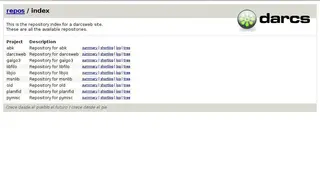 Darcs screenshot