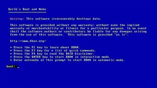 Darik’s Boot and Nuke screenshot