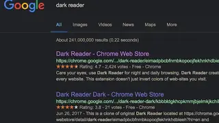 Dark Reader screenshot