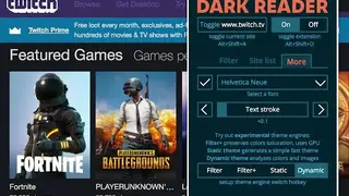 Dark Reader screenshot