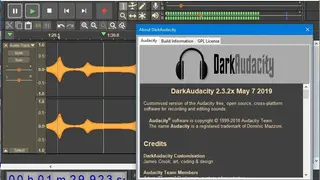 DarkAudacity screenshot